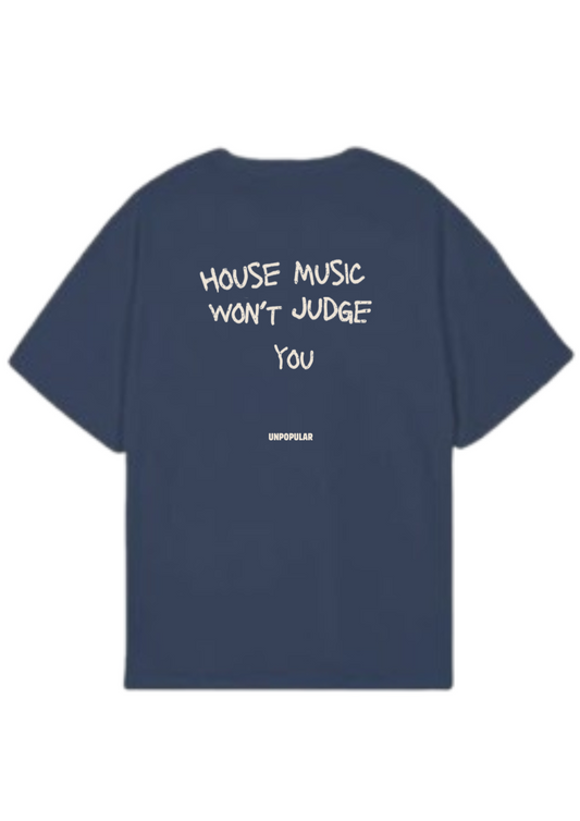 "Unjudged" Navy blue T-Shirt